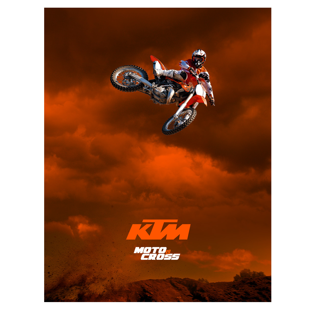 KTM 2012 Motocross Catalog Cover Visual Foundry
