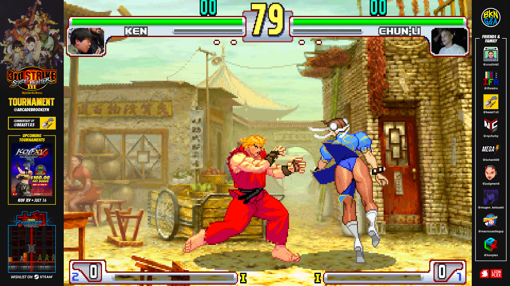 Stream Overlays ArcadeBrooklyn Lionplex Design Illustration