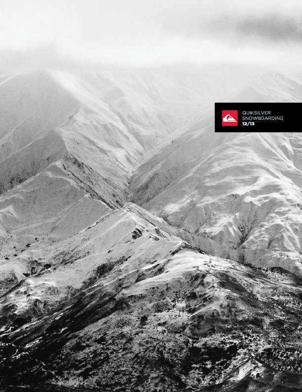 Quiksilver // 2013 Snow Catalog MB ⚡ Creative Direction & Design