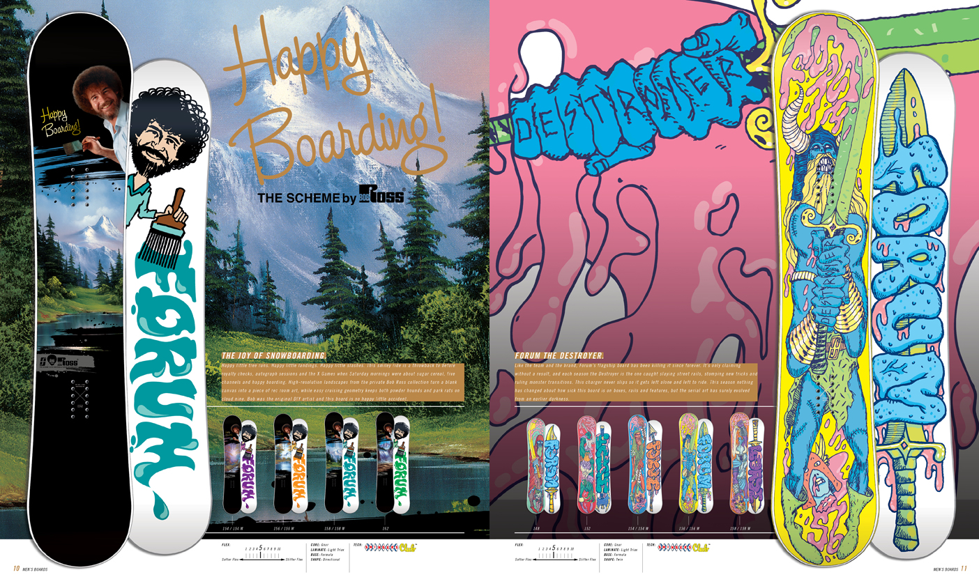 Forum Snowboards // 2010 Catalog MB ⚡ Creative Direction & Design