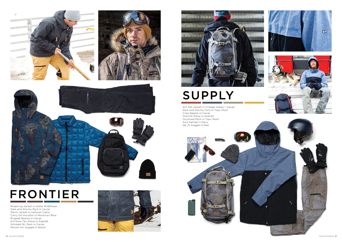 Quiksilver // 2015 Snow Catalog MB ⚡ Creative Direction & Design
