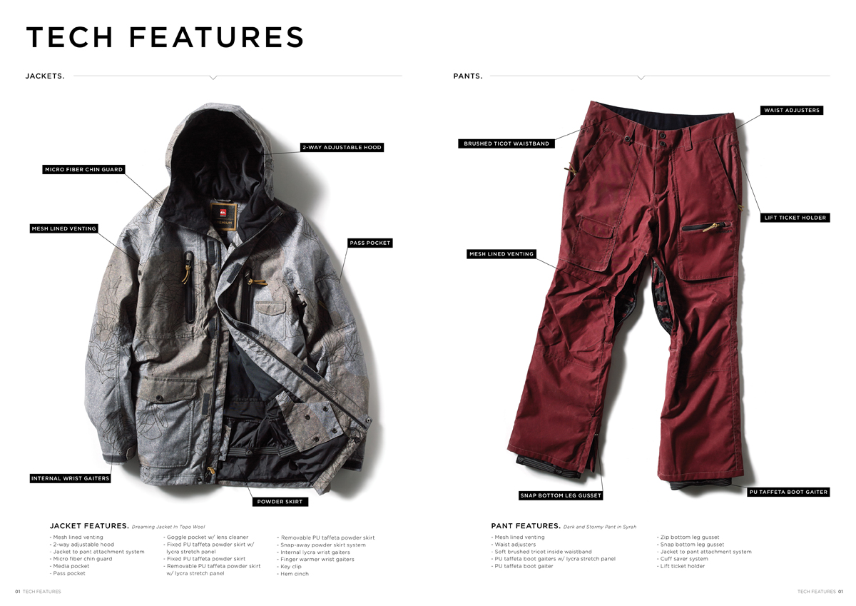 Quiksilver // 2015 Snow Catalog MB ⚡ Creative Direction & Design