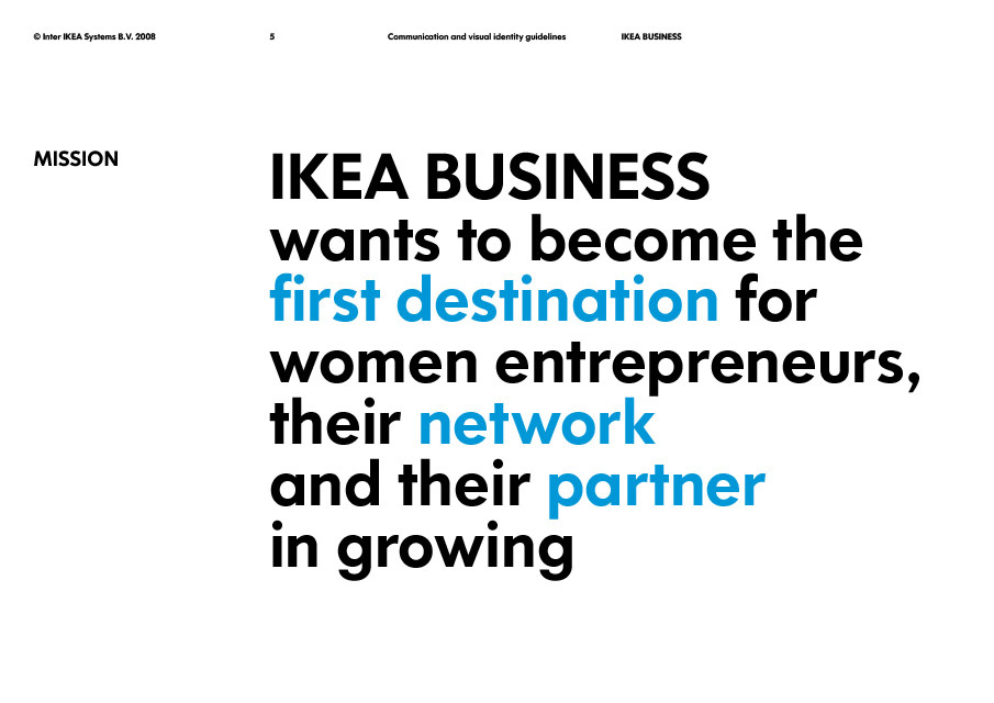 IKEA Business Communication and visual identity guidelines Thomas