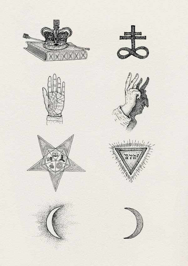 Baphomet Symbols - B
