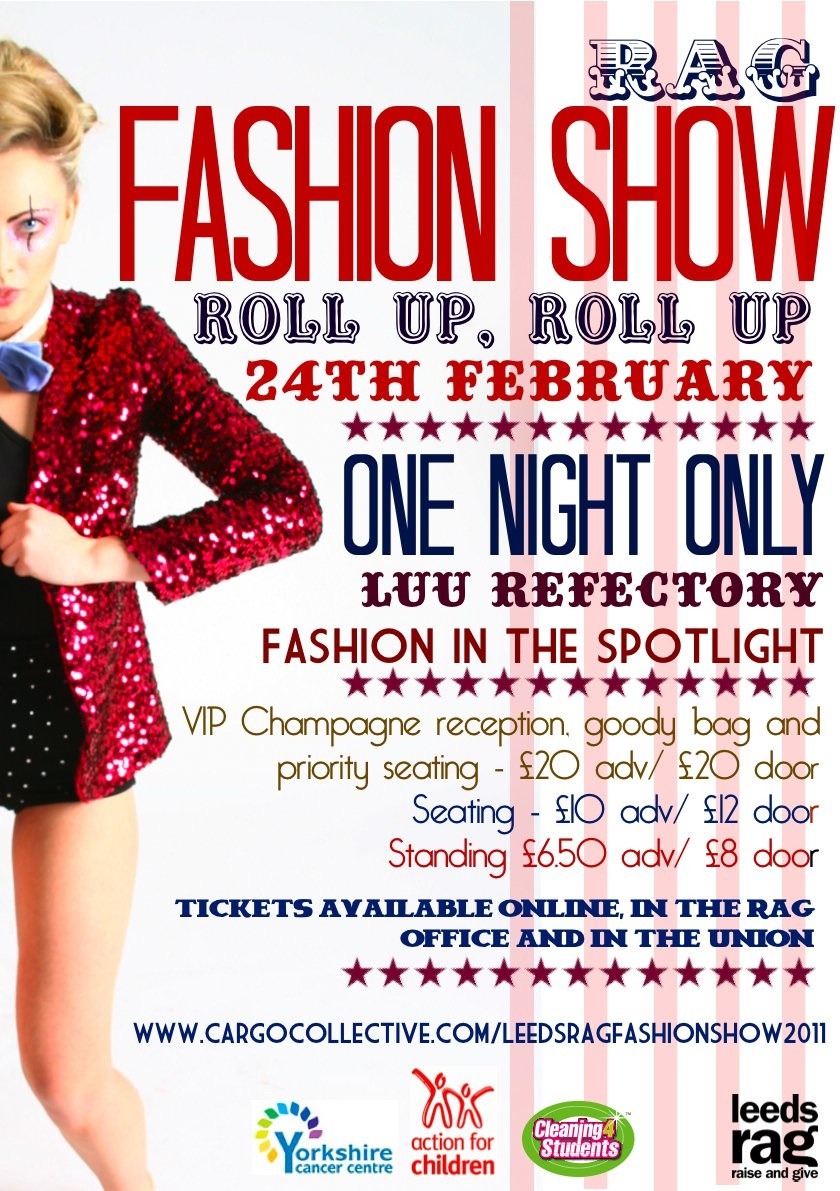 Tickets Leeds RAG Fashion Show 2011