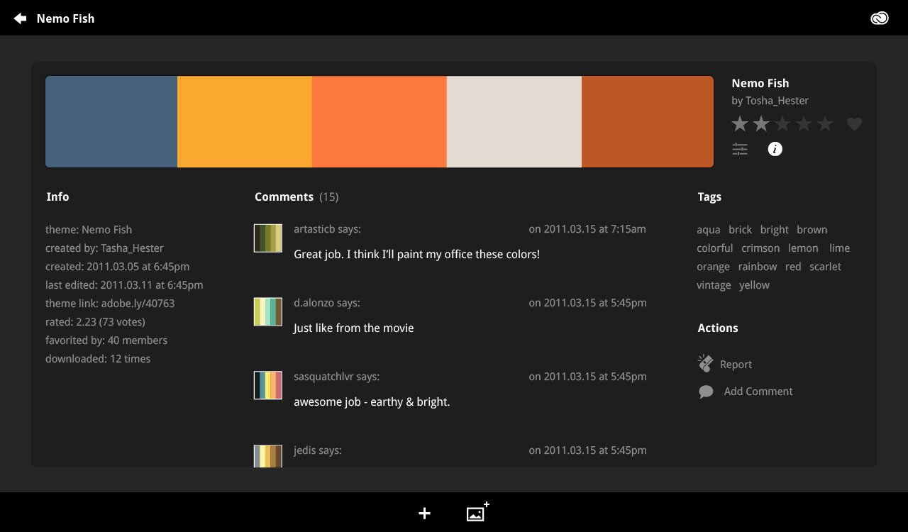 ADOBE KULER (Android) - socktopus