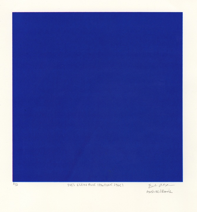Yves Klein Blue (Pantone 286C) ERIKA BLAIR