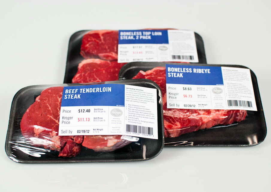 Kroger Meat Label Nate Navasca Graphic Designer