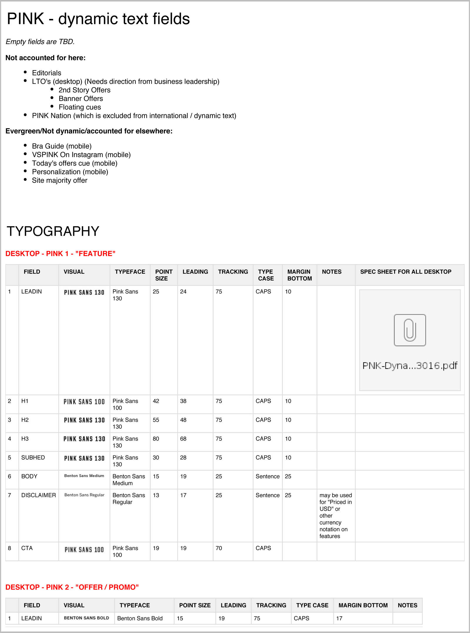 Dynamic Text Style Guide - MAKEMOREBETTER