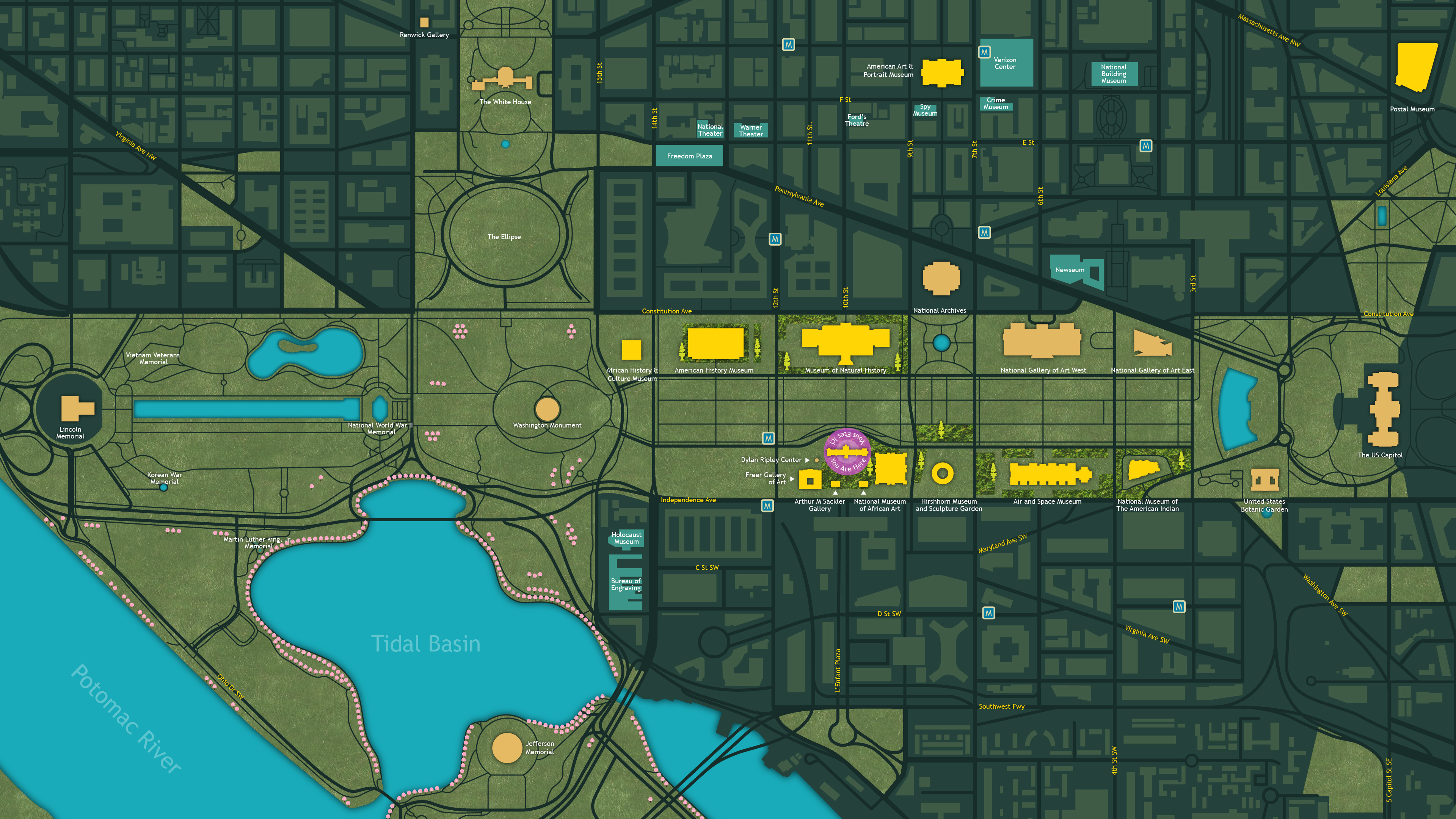 Smithsonian Interactive Map - Michael Hays, Illustrator & Designer