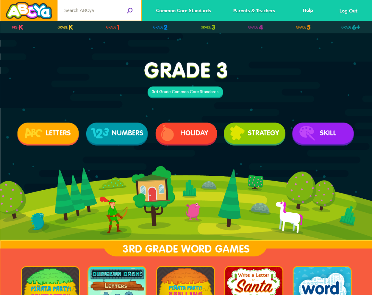 ABCya Website Redesign Michael Hays Illustrator Designer Art