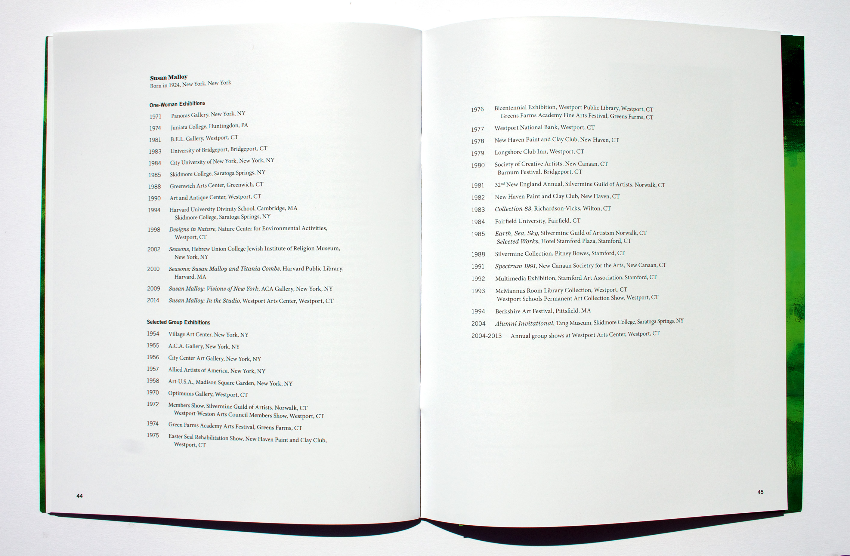 Susan Malloy Catalogue Patrick O'Rourke Projects