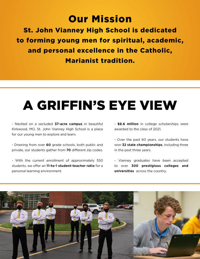 Vianney High School Stephen Noce's Portfolio