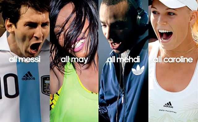 all in adidas