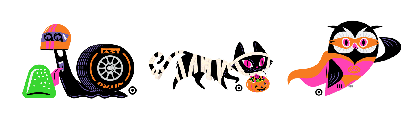 Target Halloween Graphic Design portfolio of Marina Groh