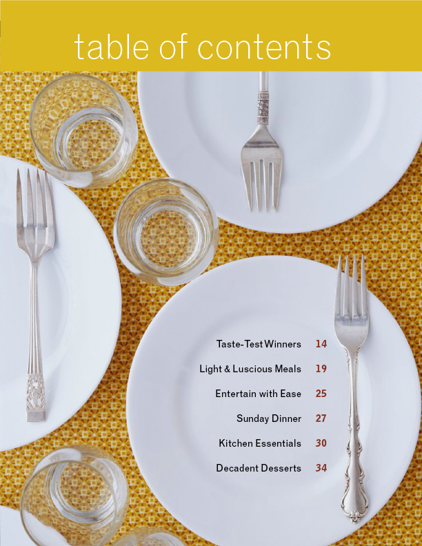 Tasteful Entree Magazine DeDecker Design