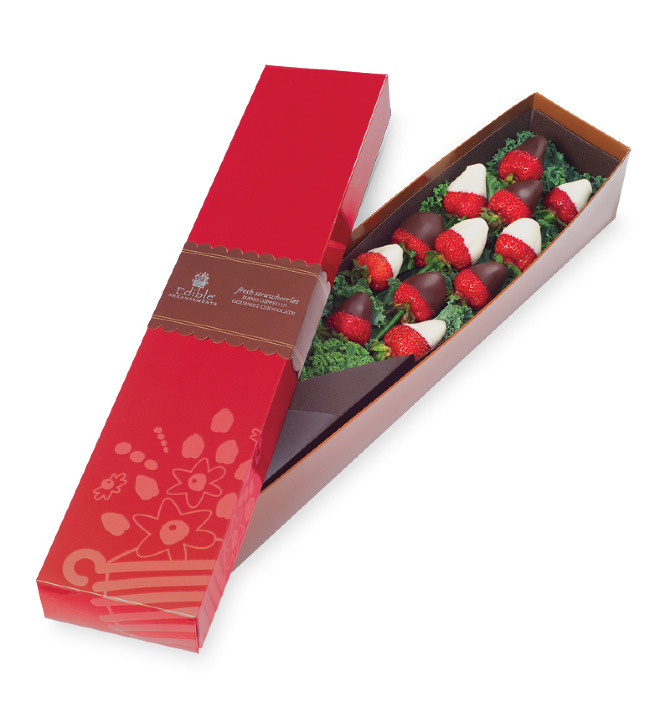 Edible Arrangements Long Stem Roses Packaging Hot Dish Advertising