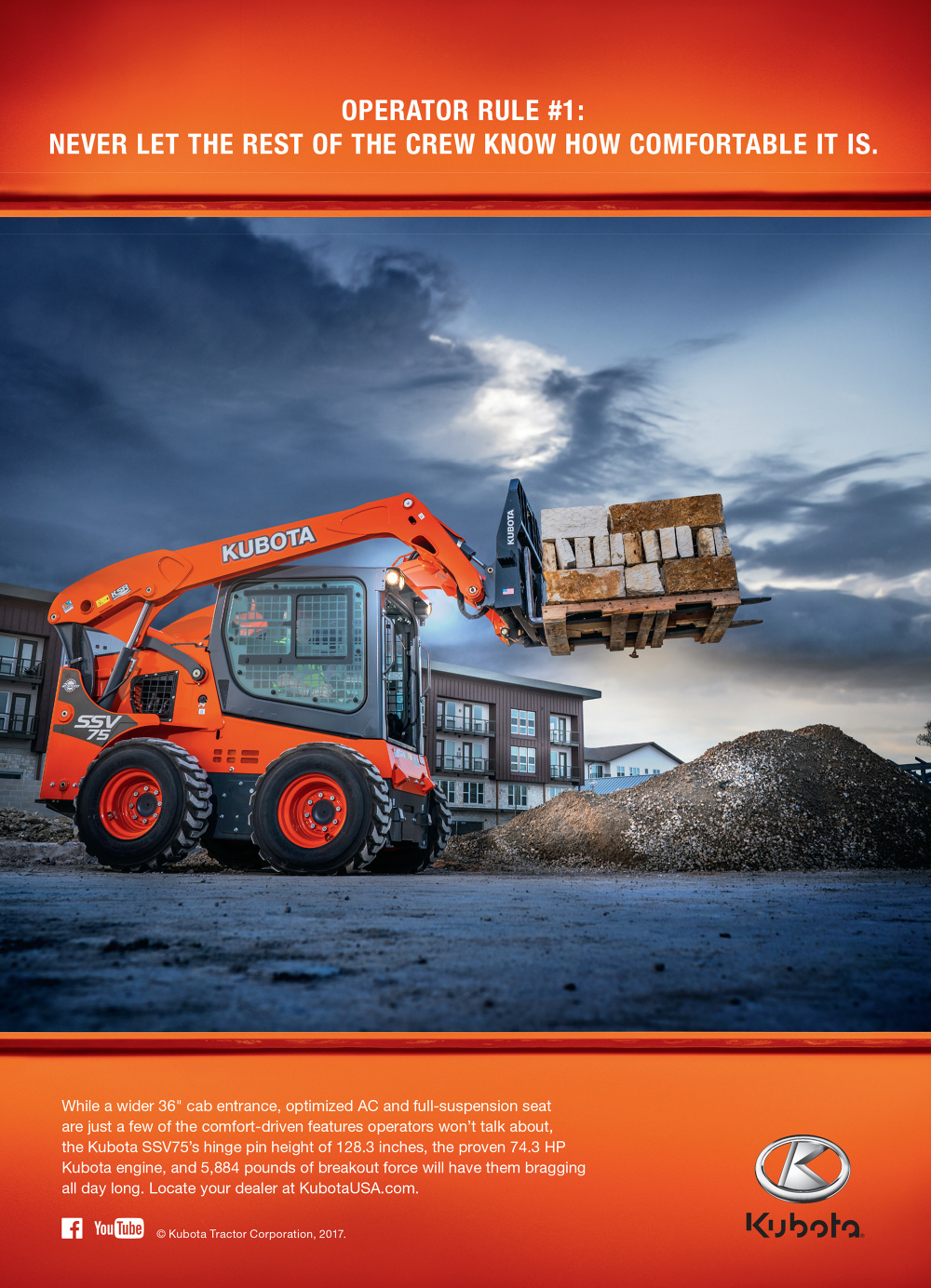 Kubota Heroes of the Jobsite Campaign - Sarah Hoehn Creative