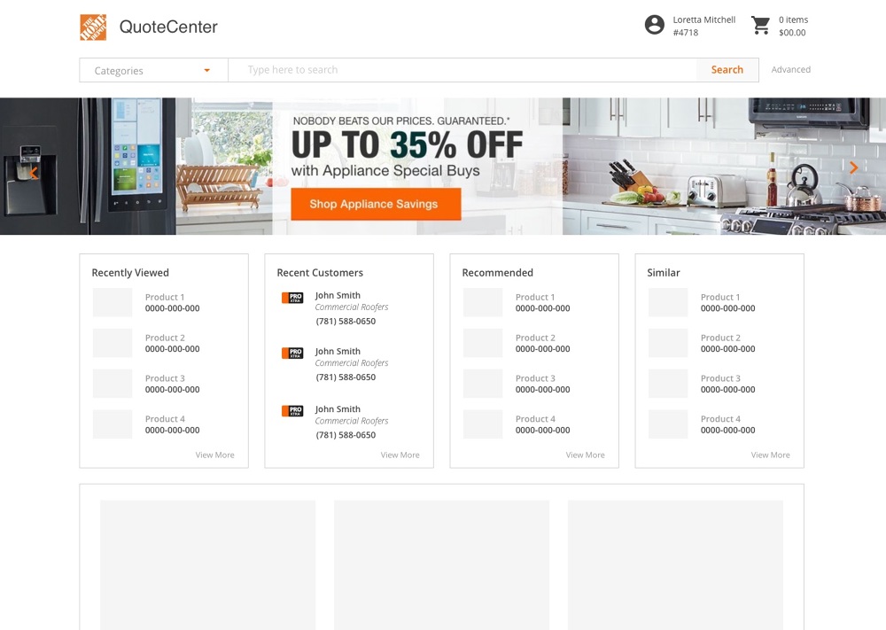 Home Depot Quote Center JISUCHOI
