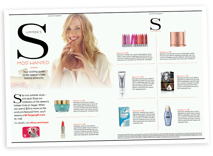 Magizen Makeup Makeup Magazine Spread