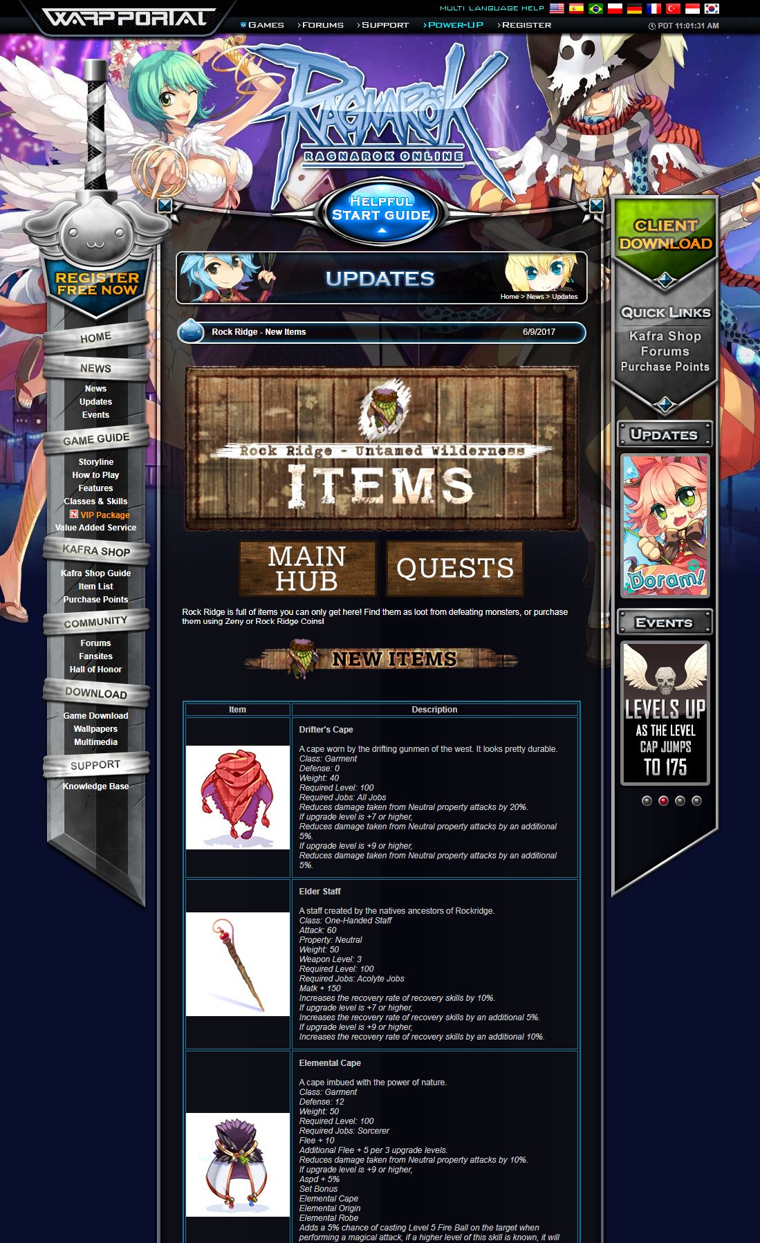 Rock Ridge Ragnarok Ragnarok Online Event Page Assets - Jordan-Maeve Eusebio