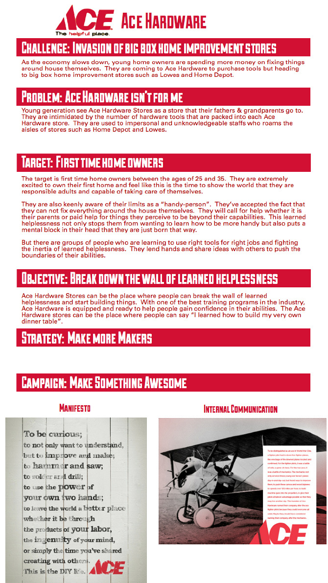 Ace Hardware Brand Campaign Jin S Space
