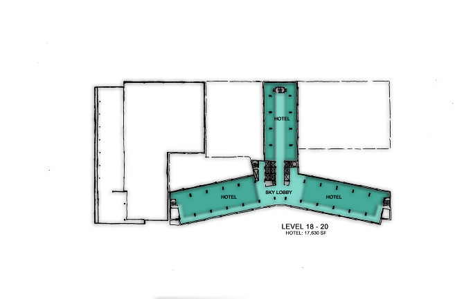 Statler Hilton Redevelopment - Design Portfolio