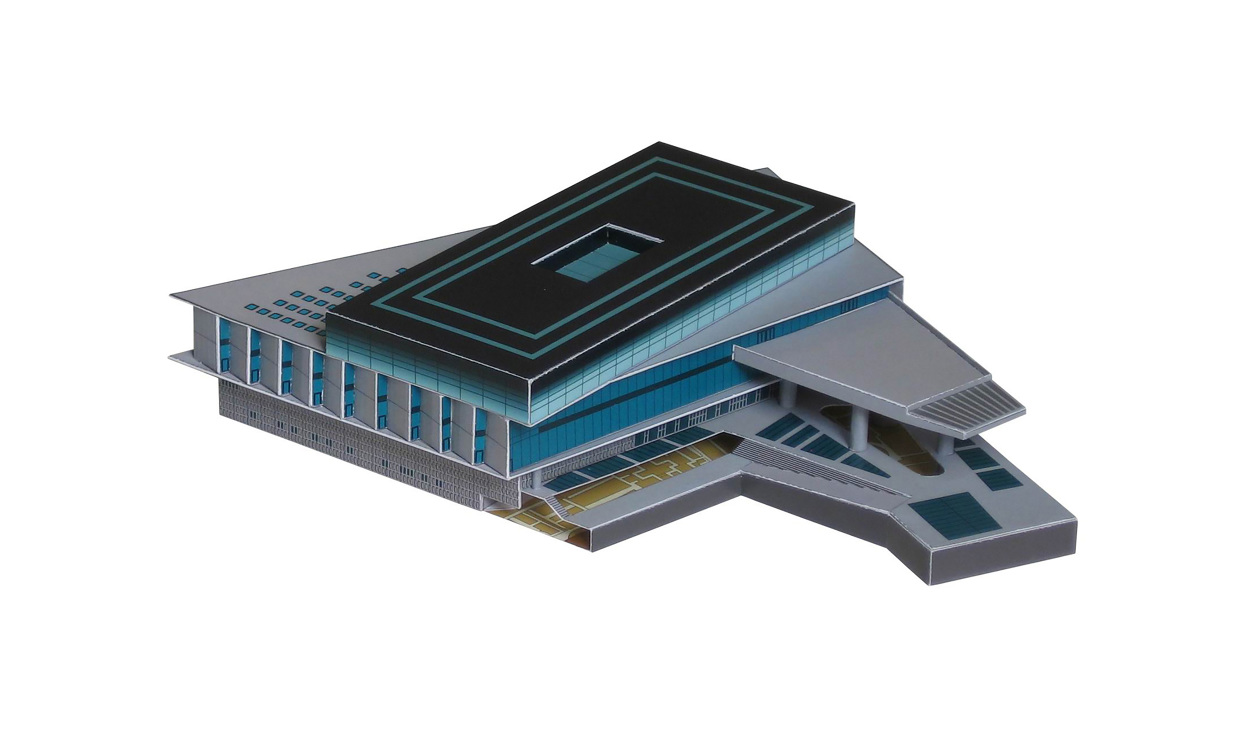ACROPOLIS MUSEUM PAPERCRAFT fluxoffice