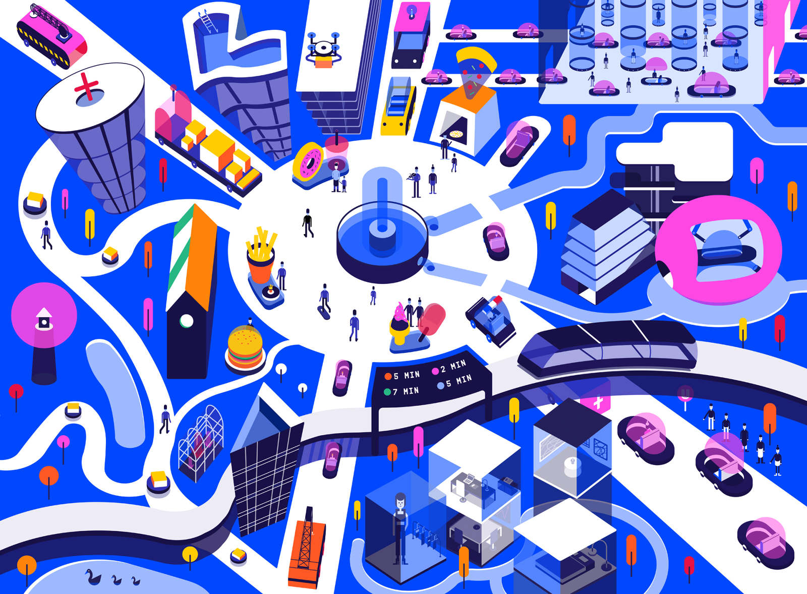 WIRED MAGAZINE - Mengxin Li Illustration WIRED MAGAZINE - Mengxin Li Illustration
