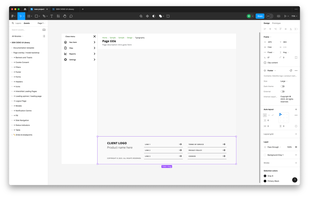 VDX design system - Miroslava Bobeva