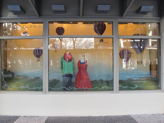 Balloon Window for Anthropologie - Reed van Bee Display & Visuals