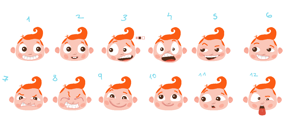 character concept props for animation ongoing brun bruno
