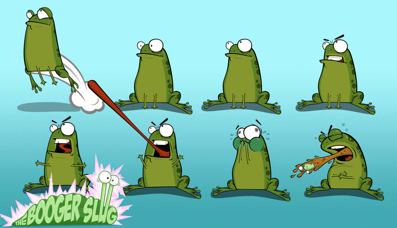 Character Design - Frog - The BoogerSlug