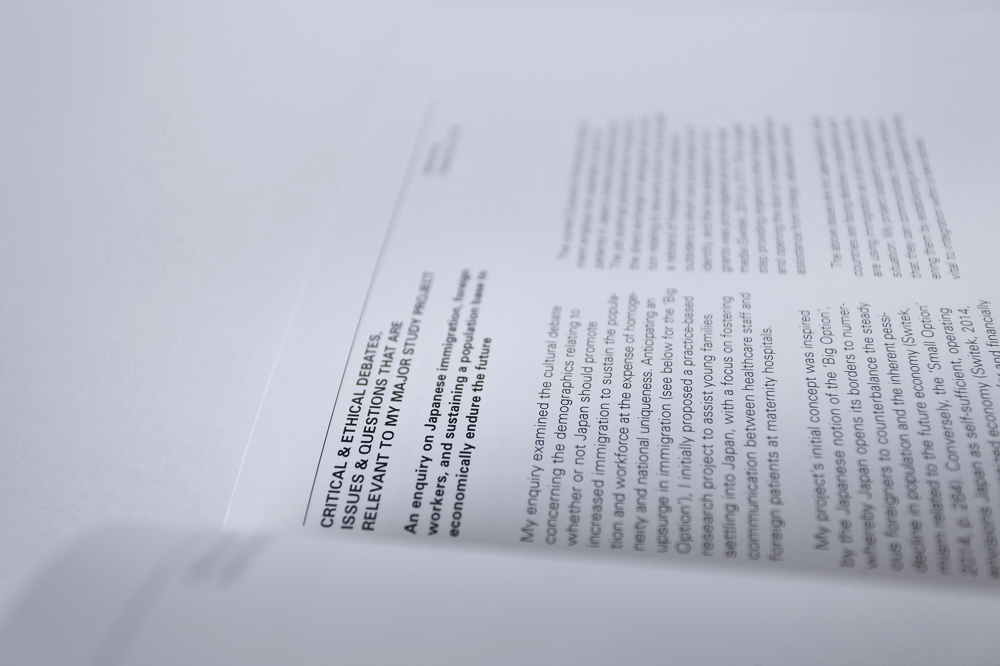 3. Reflective Statement: Univers 'All' - Ian Richmond Digital Portfolio