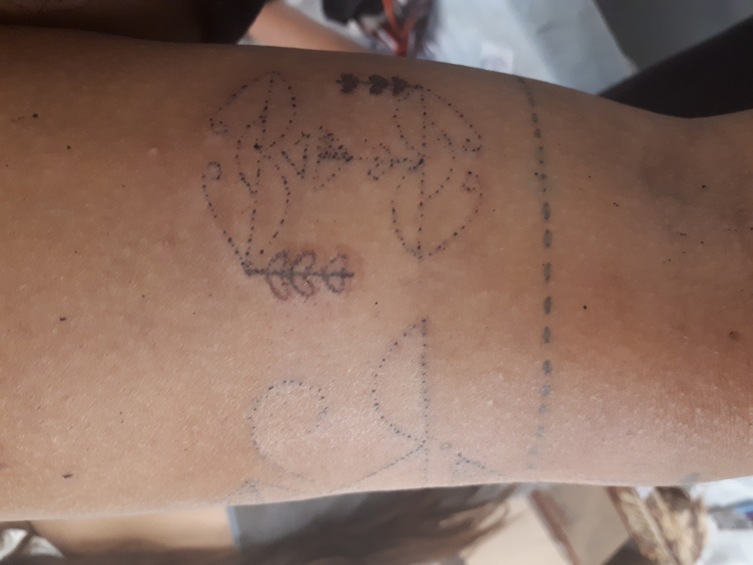 Skin Stitch and Handpoke Cultural Tattooing Maanii Oakes Art