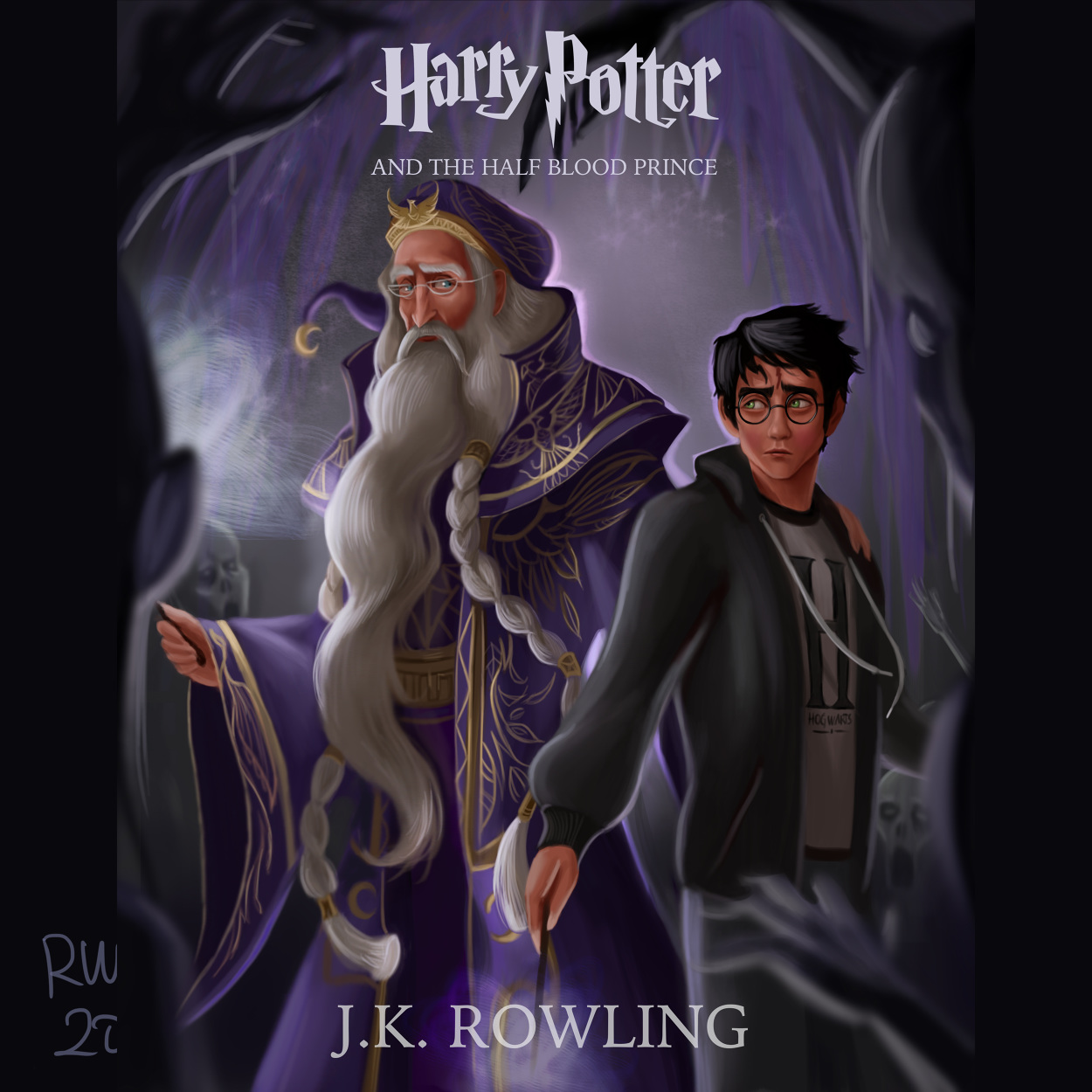 Harry Potter and the Half Blood Prince Cover - RaymondWaskitaIllustration