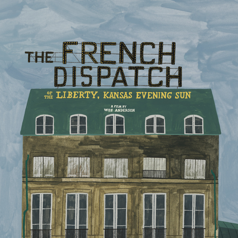 The French Dispatch Rachel Victoria Hillis Illustrations
