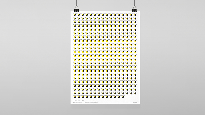 The Days Length Calendar Kraft Design Projects