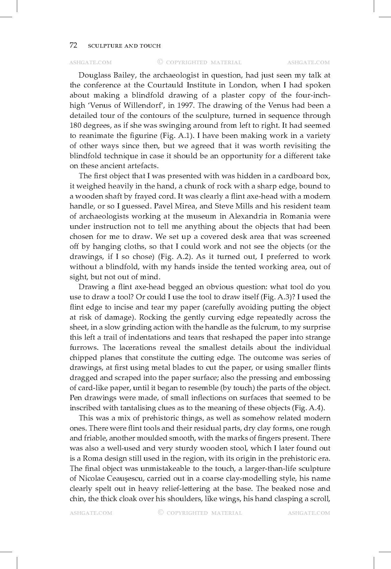 Sculpture and Touch Claude Heath