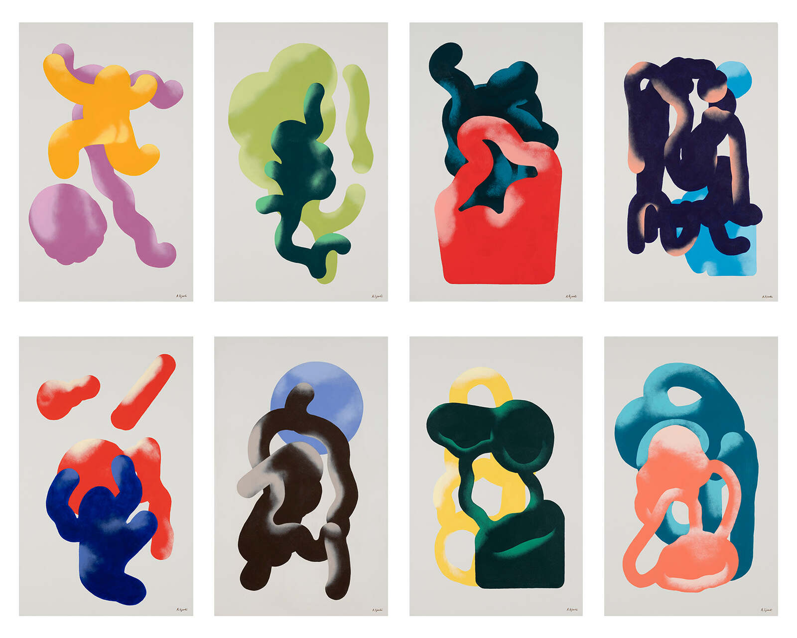 Acrylic paintings - Audun Gjerdi, image size:1600x1280