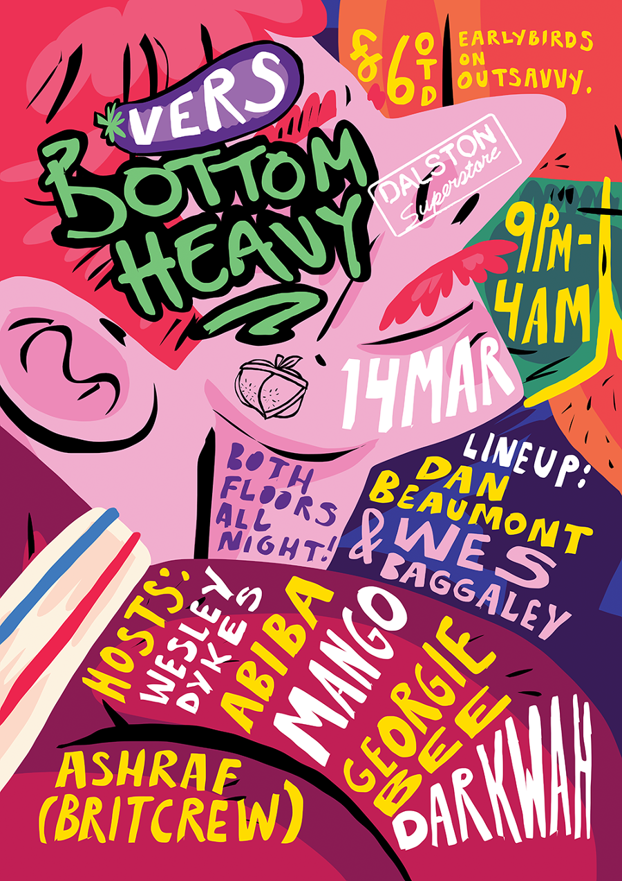 Bottom Heavy Poster FreddeLanka