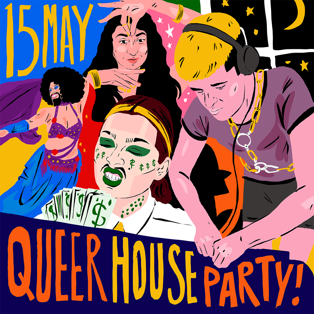 Queer House Party Event FreddeLanka