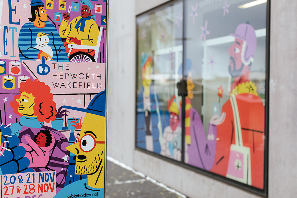 Hepworth Wakefield Poster FreddeLanka