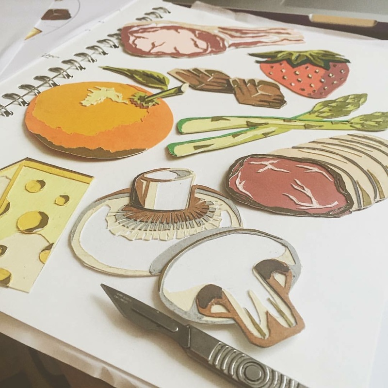 Flavour Thesaurus Book Cover Lydia Hopwood Illustration