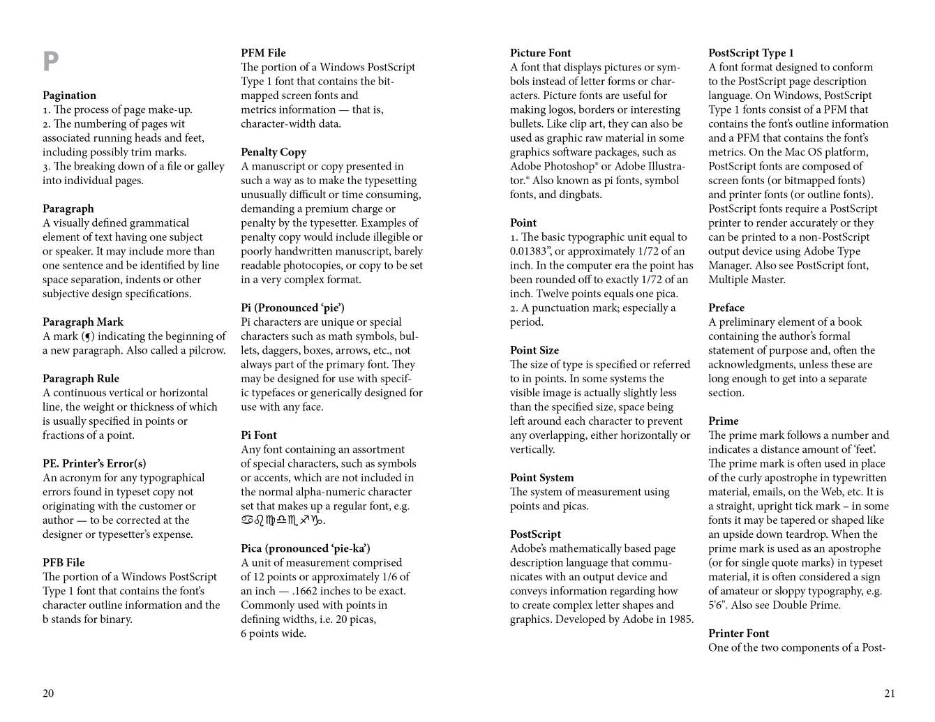 A Glossary of Typographic Design (版式设计词汇手册） - Weiyi Ning's Portfolio