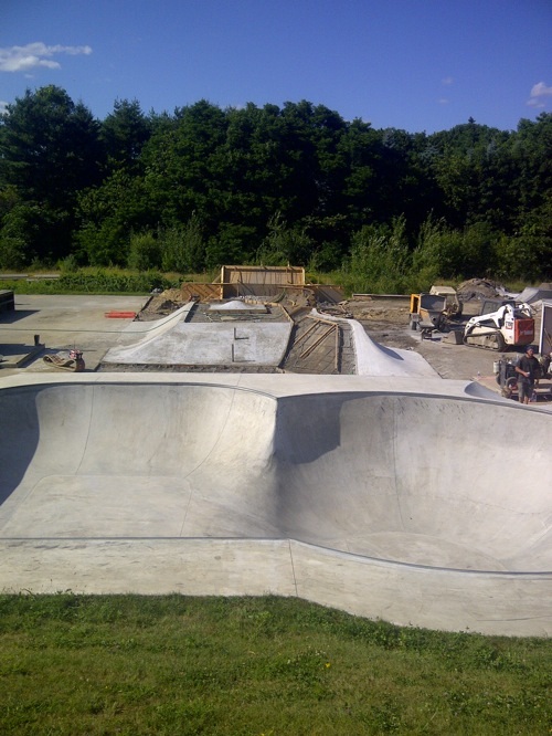 Skatepark of Hampton independentshotcrete