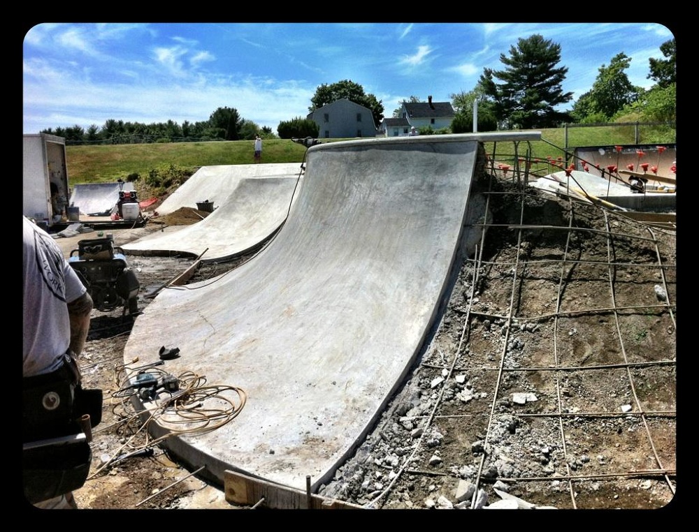 Skatepark of Hampton independentshotcrete
