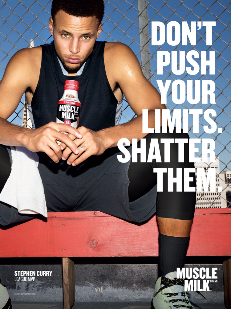 Muscle Milk Stronger Every Day Dennis Curry Freelance Print Producer Art Buyer