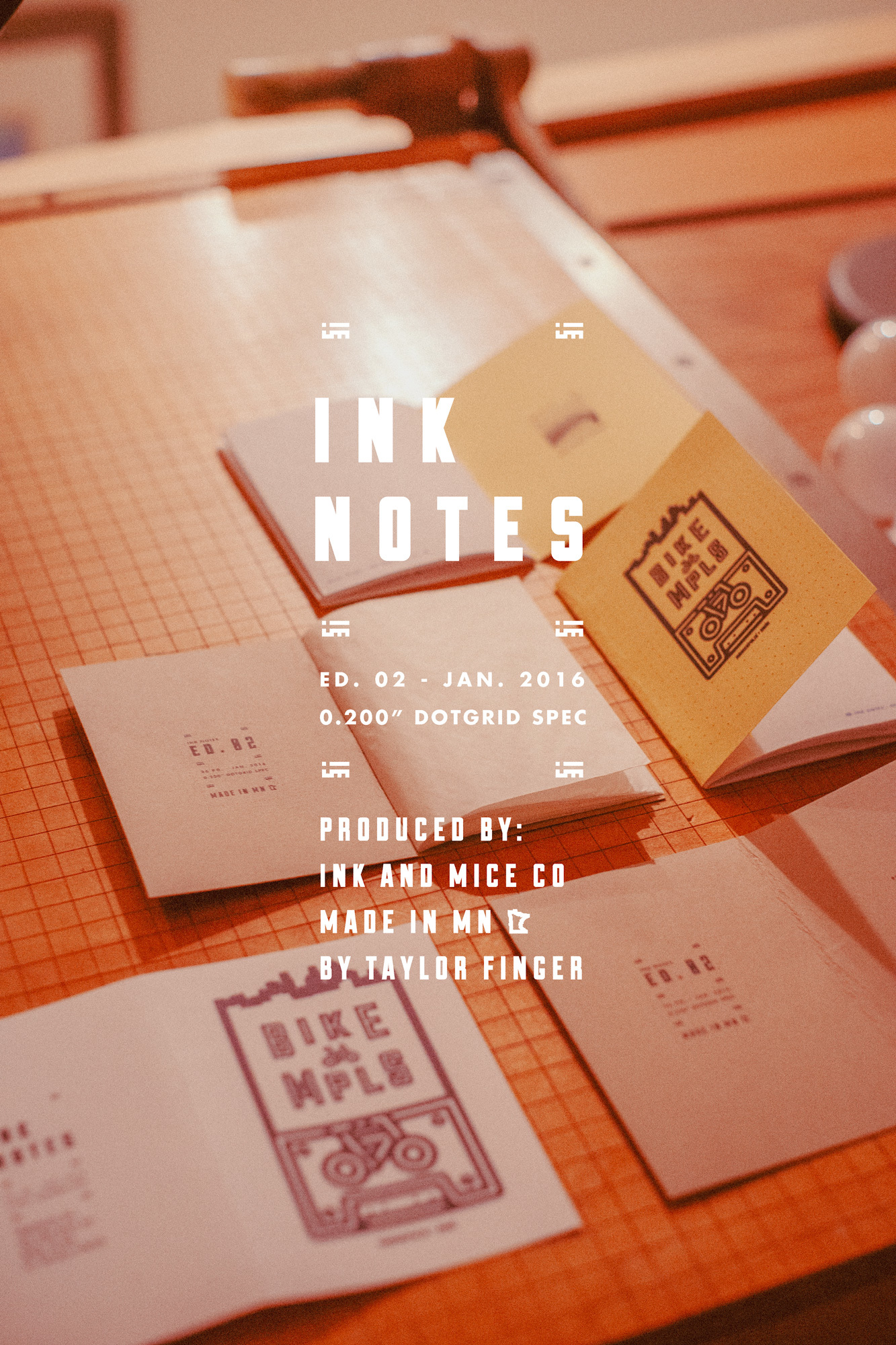 Typewriter Ink Note Ink Notes - Ink and Spark co.