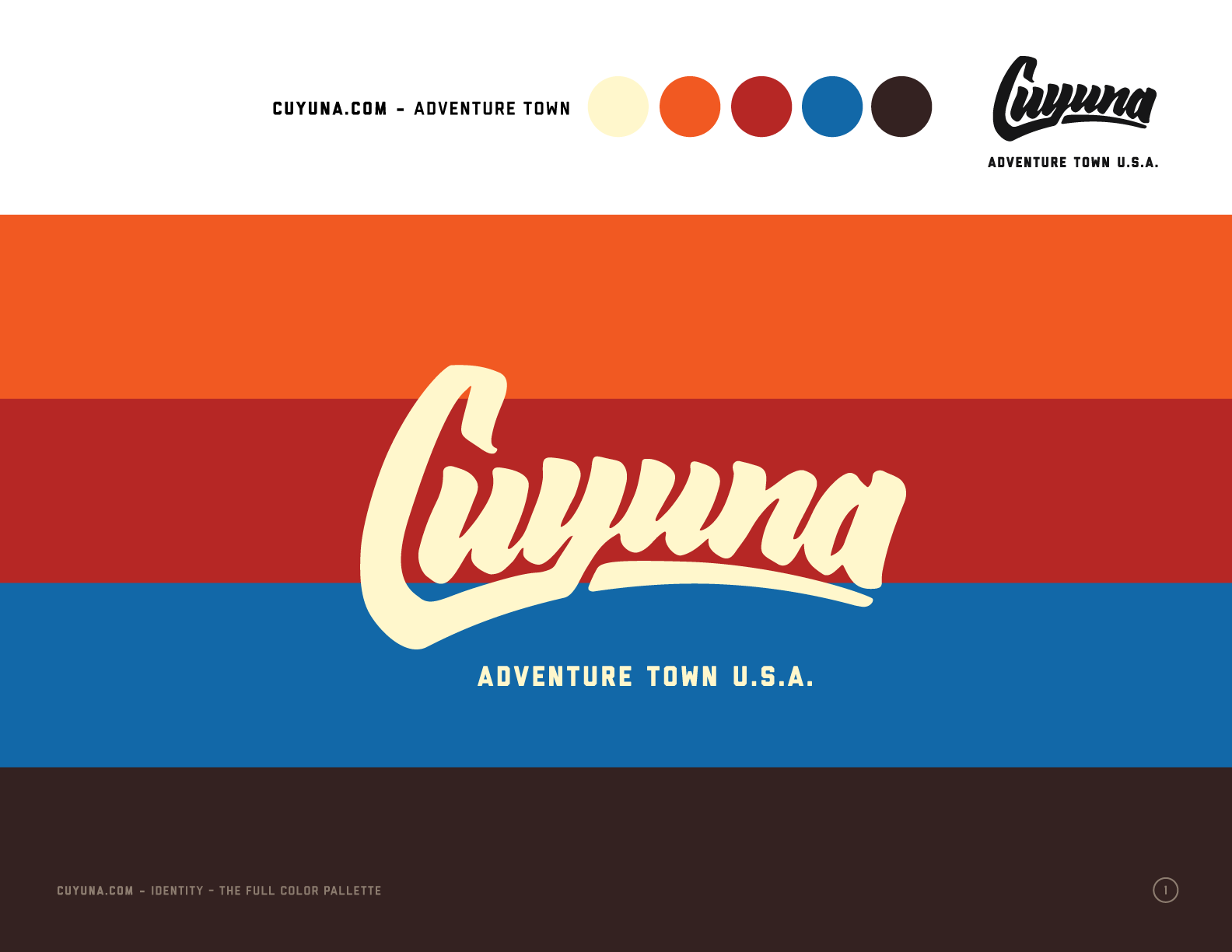 Cuyuna Adventure Town, USA. Ink and Spark co.